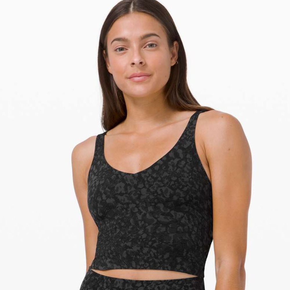 Lululemon Align Tank - black camo - size 4